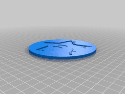 SimpleFlips Drippy Star Disc Display 3d model