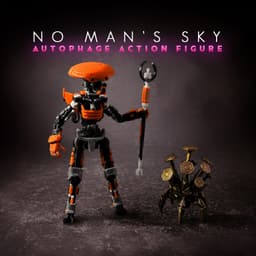 Autophage Action Figure + Bonus Gravitino Coil 3d model