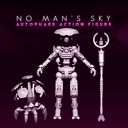 Autophage Action Figure + Bonus Gravitino Coil 3d model