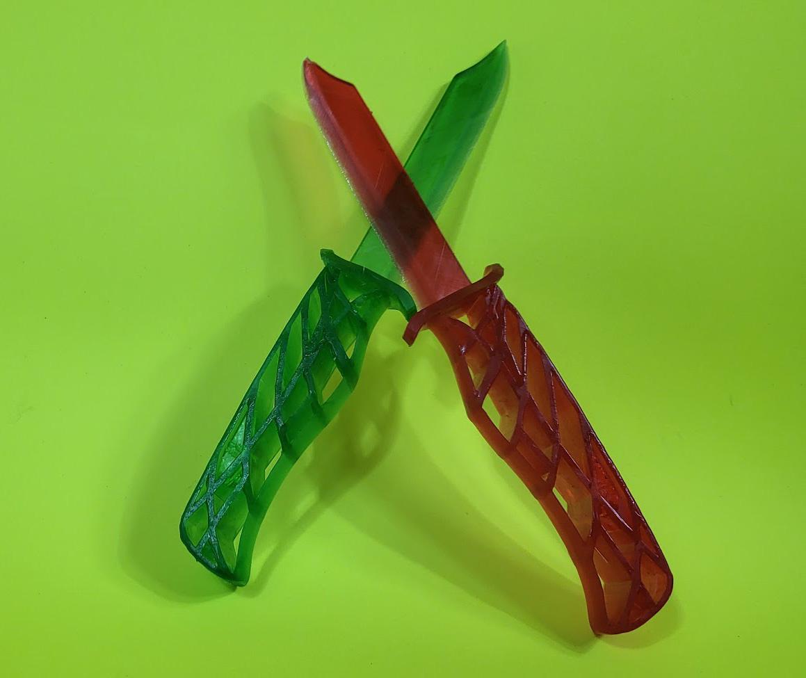 Resin Knife 3d model