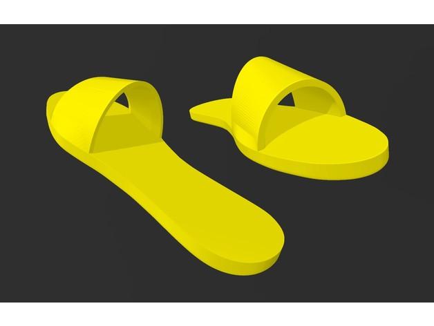 Flip-Flop Shoe Sandal Concept Design 3d model