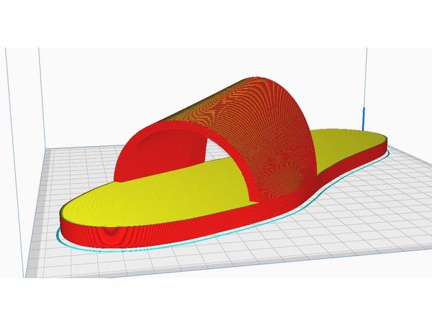 Flip-Flop Shoe Sandal Concept Design 3d model