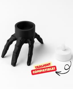 RUNNIG HAND TEALIGHT / DARK DECOR / HALLOWEEN DECOR 3d model