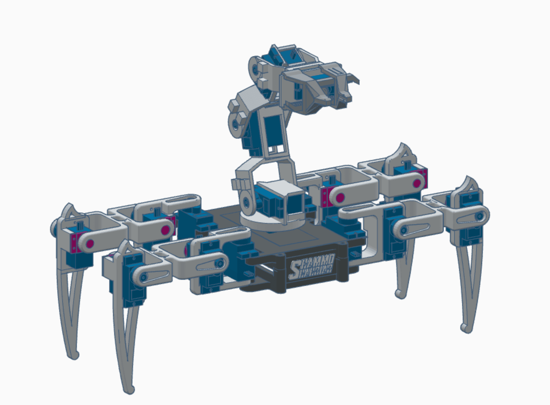 Spidy: The Spider Robot 3d model