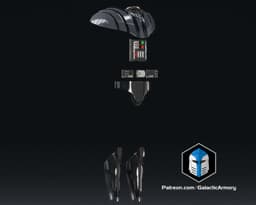 Revenge of the Sith Darth Vader Armor - 3D Print Files 3d model