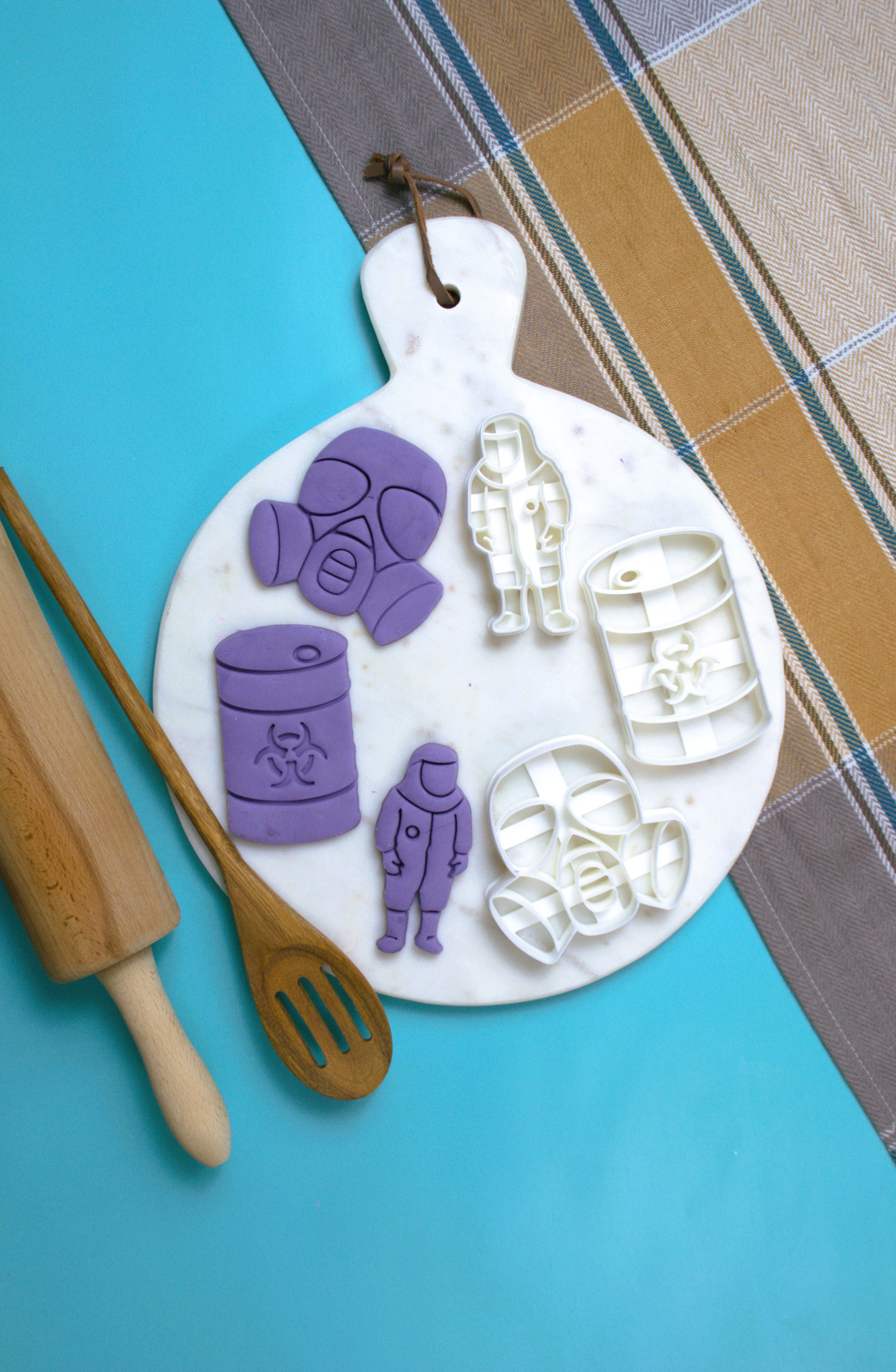Biohazard-Themed Cookie Cutter 3d model