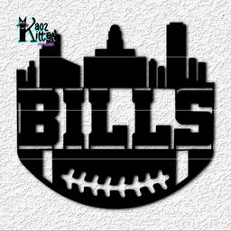 Buffalo BIlls wall art Superbowl Football team decor 3d model