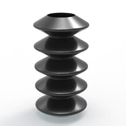 STACKED DISC VASE 3d model