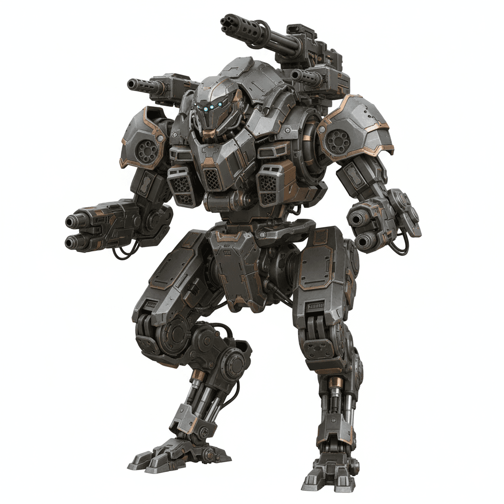 Military Mechs : Armored War Beast Mech 3d model