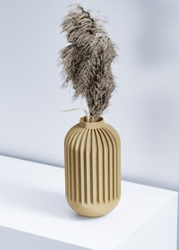 Bottle Flower Vase | Modern Home Decor Flower Vase 3d model