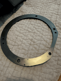 2023+ Civic TypeR FL5 Subwoofer Adapter Ring 3d model
