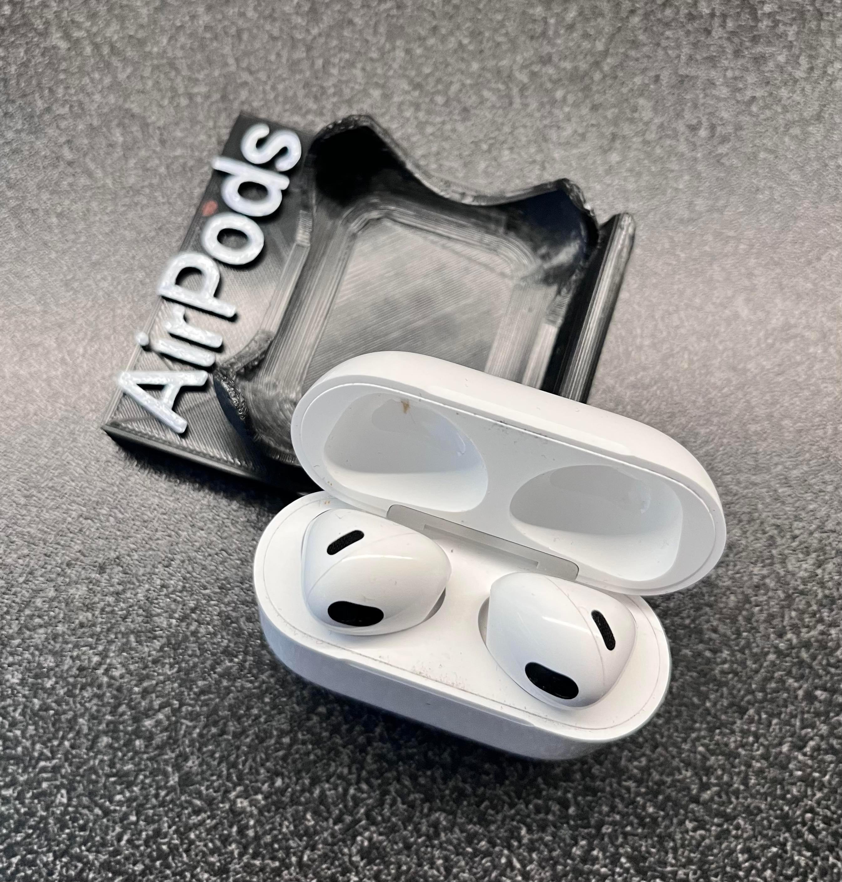 Airpods Gen 3 belt  with logo and without.stl 3d model