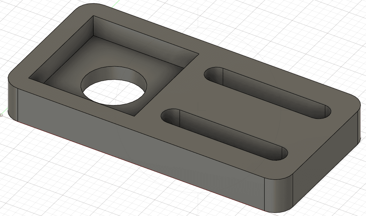 Descanso do bico extrusor para impressora 3d GTMax Core H5 3d model