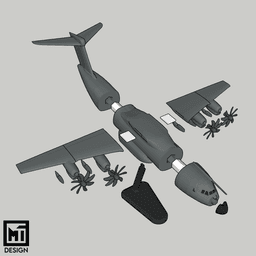 Airbus A400M - 1:112 Scale Model 3d model