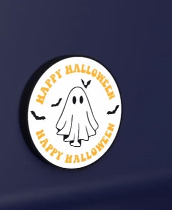 Happy Halloween - LED Strip compatible 3d model