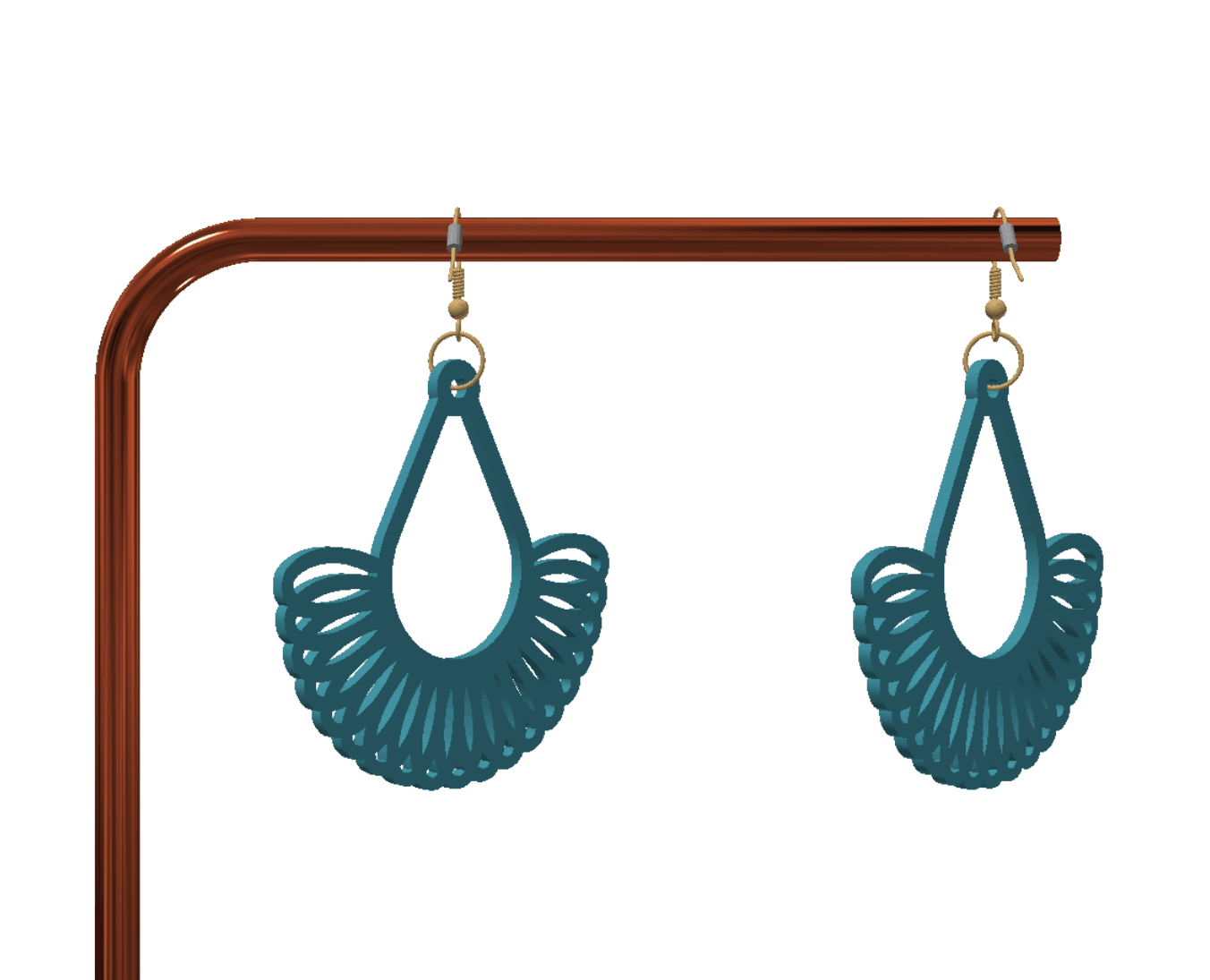 Cute keychain / earrings 3d model