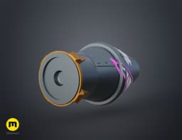 Arcane Jinx rocket container 3d model