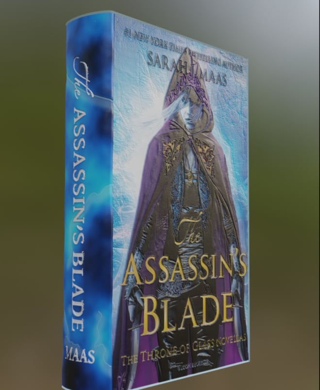 The Assassin's Blade - Book Litho 3d model