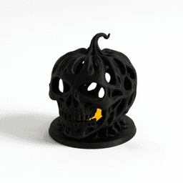 VORONOI SKELETON PUMPKIN HEAD / HALLOWEENDECOR / HOMEDECOR 3d model