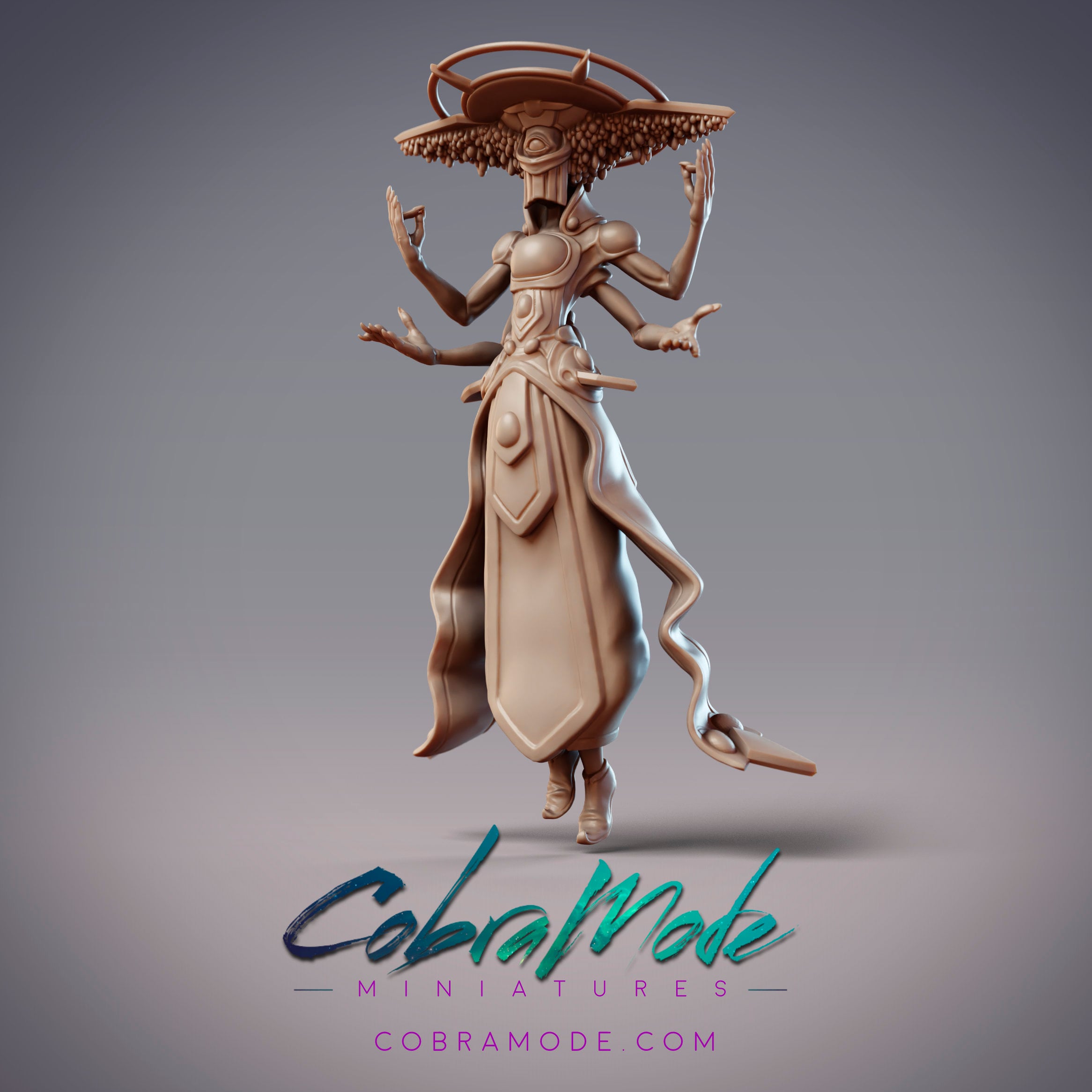 Goddess of the Sands - Sarab, Tara'iq Arch Geometer (Pre-supported) 3d model