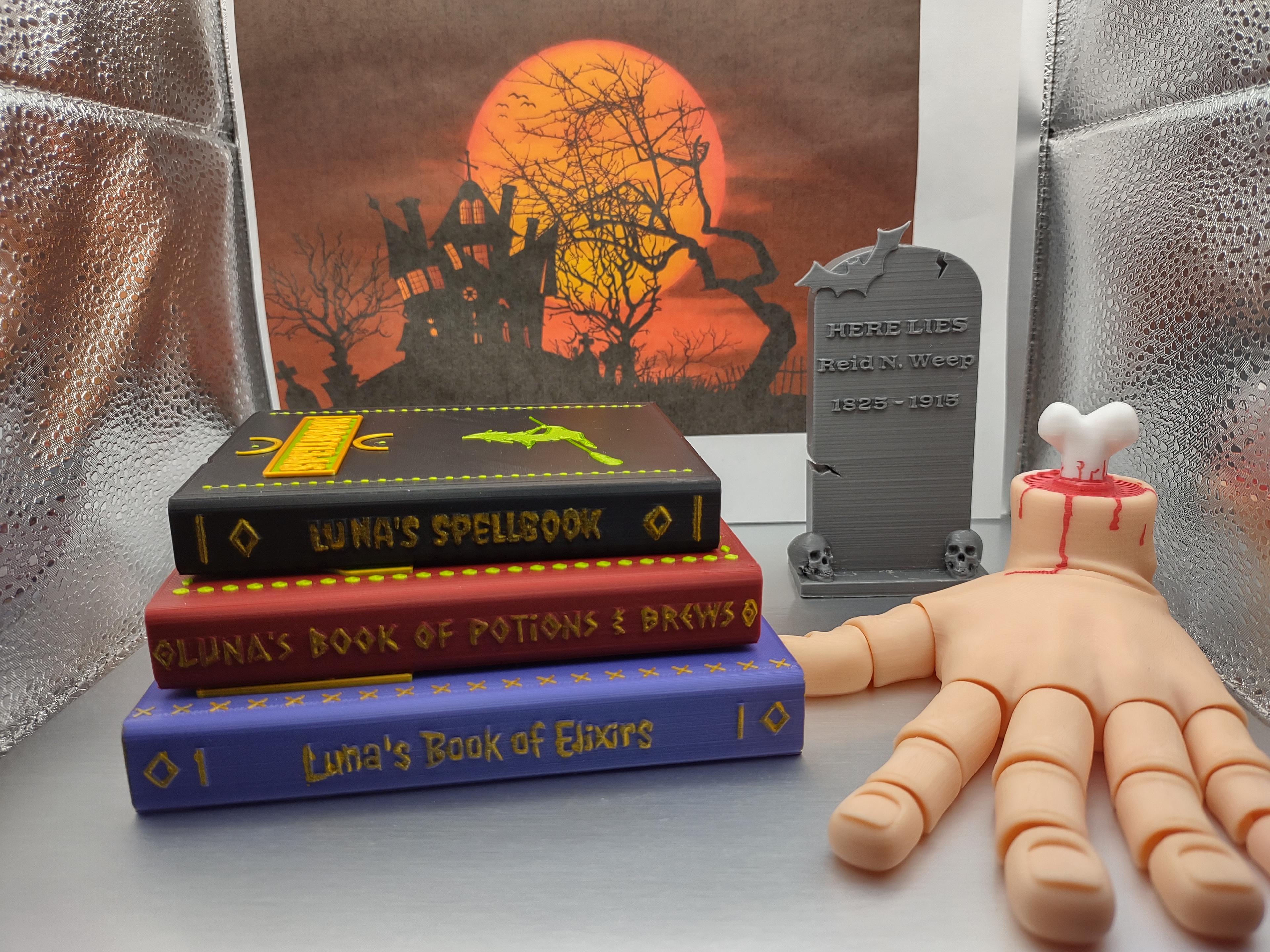 Luna's Book Collection for Witches 3d model
