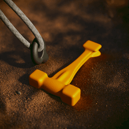 Hammer | Tent Nail Peg Hammer | Summer Tool | Camping Tools 3d model