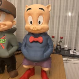 Porky Pig Urban Vibes / Urban Puma Style From Looney Tunes /( 3MfF Shoes and Multi-Parts Included) 3d model