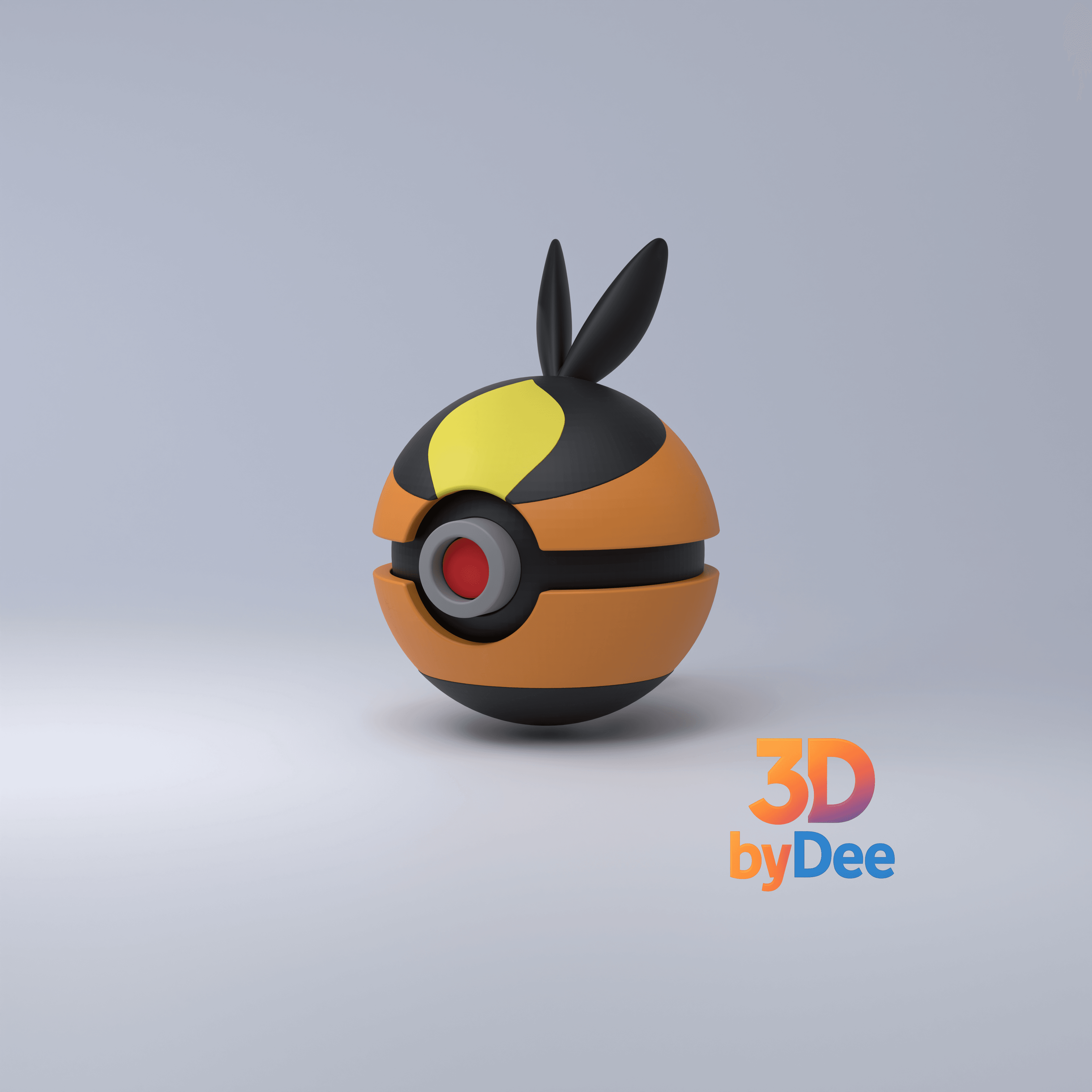 Tepig Pokeball 3d model