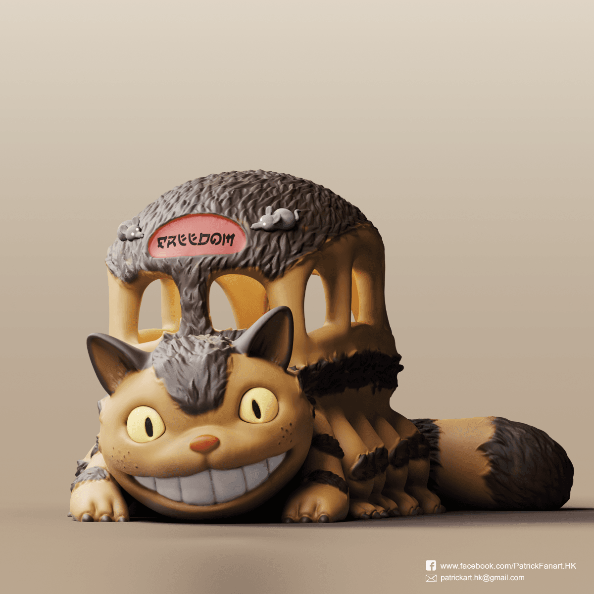 Catbus(My Neighbor Totoro) 3d model