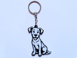 Dog keychain 17 3d model