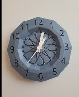 Clock - islamic geometric pattern 3d model