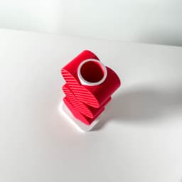 Valentine Heart Vase 2024, Modern and Unique Gift or Home Decor for Flowers | STL File 3d model