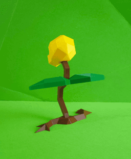 Bellsprout Low Poly Pokemon 3d model