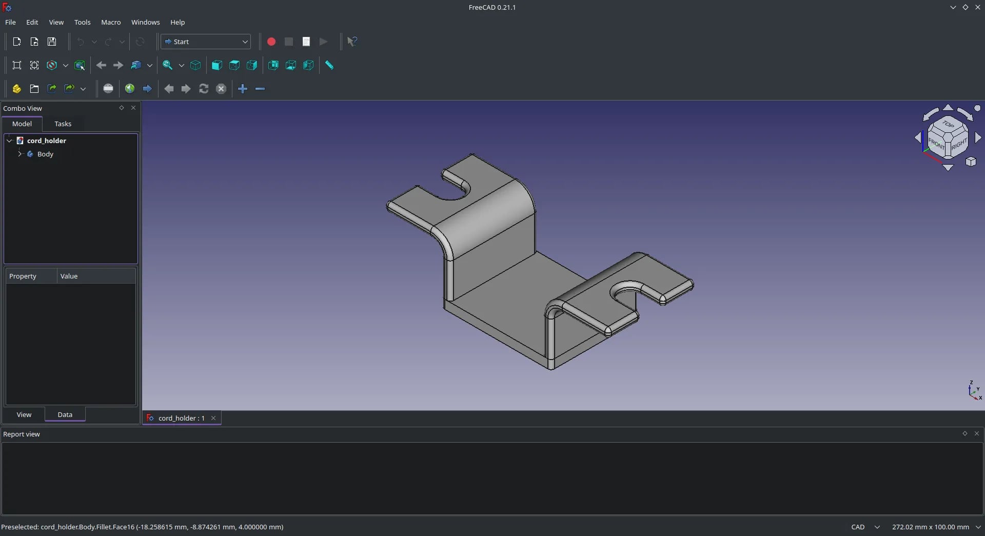 Cord Holder 3d model