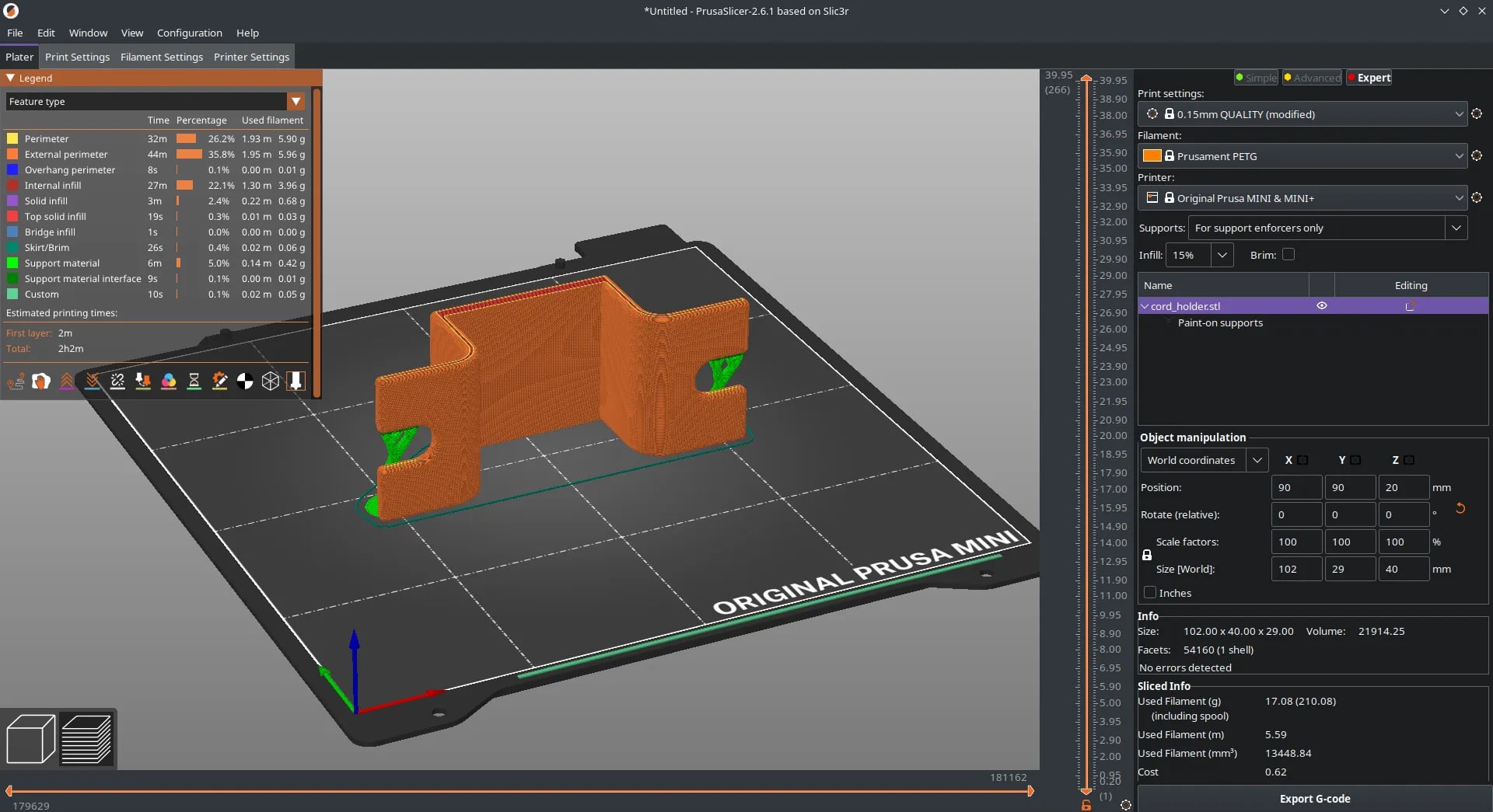 Cord Holder 3d model