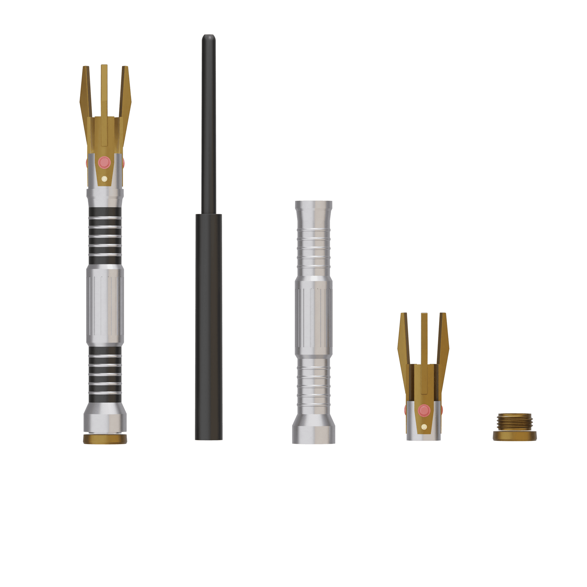 Print in Place Jedi Lightsaber Concept 17 3d model