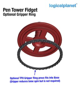 Pen Tower (Holder) Desk Fidget 3d model