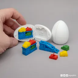 Surprise Egg #7 - Tiny Car Carrier 3d model