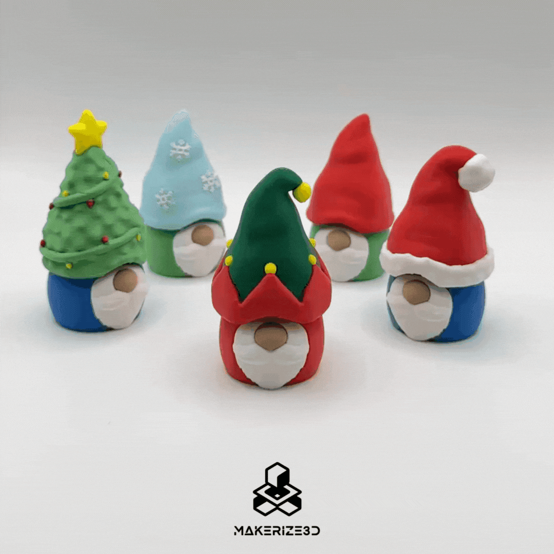 Gnome Clicker (6 Different Hats) 3d model