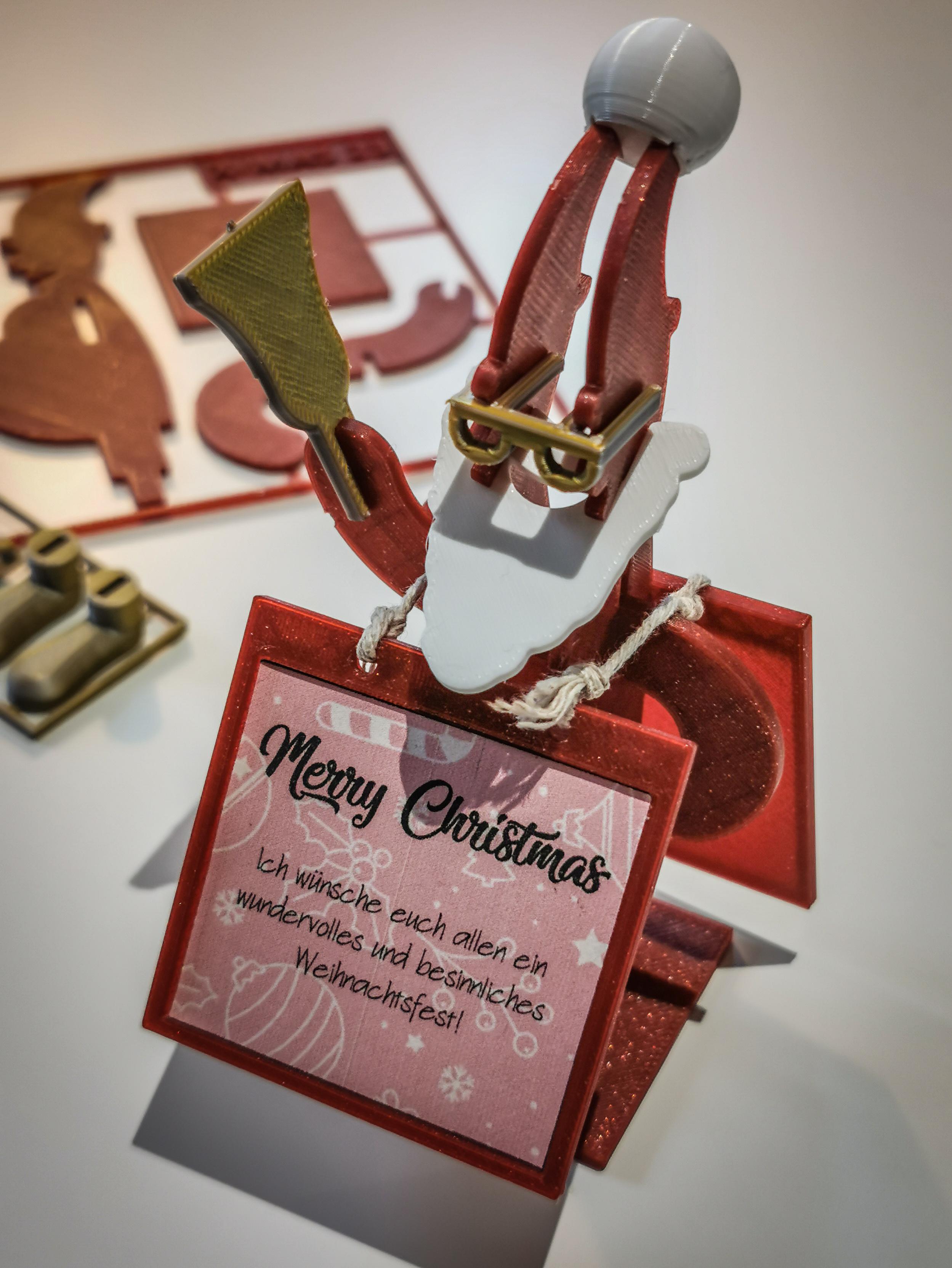 Christmas Kit Card - Santa Claus 3d model