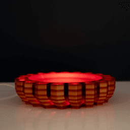Geometric Sunlight (Aura Bowls) - Uses Bambu Led Light Disc 3d model