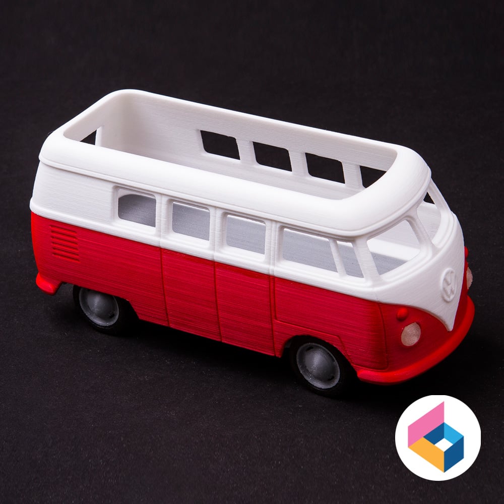 Volkswagen T1 Camper Van holder-Catch-all box 3d model