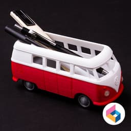 Volkswagen T1 Camper Van holder-Catch-all box 3d model