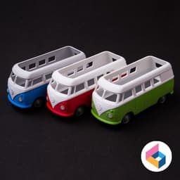 Volkswagen T1 Camper Van holder-Catch-all box 3d model