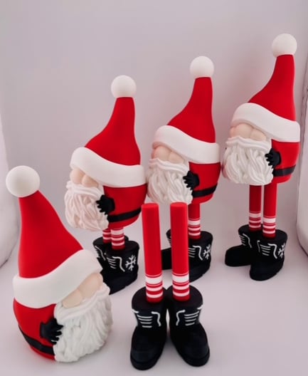 Santa Claus Gnome -Long Legs 3d model