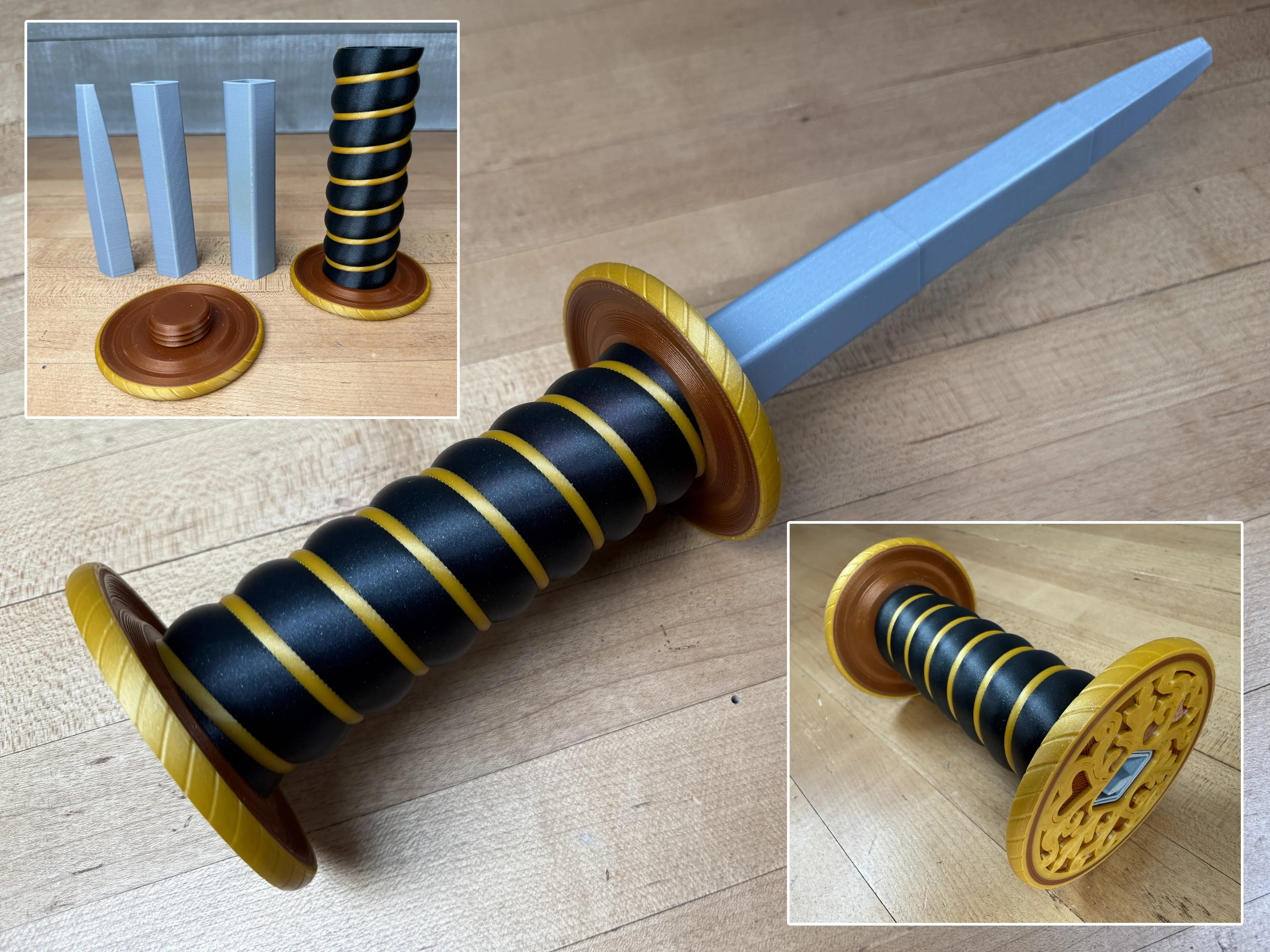 Collapsing Rondel Dagger #2 3d model