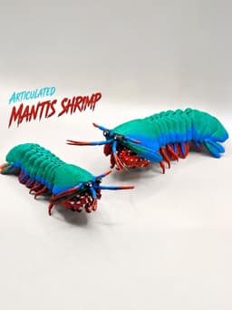 Articulated Mantis Shrimp 3d model