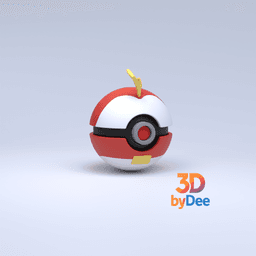 Fuecoco Pokebal 3d model
