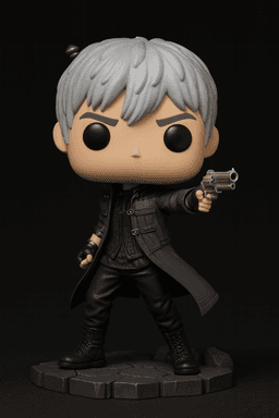 NERO DEVIL MAY CRY 5 FUNKO POP STYLE – STL Fan Art Model 3d model
