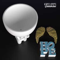 ROBERT PLANT ANGEL WITH A HOPE SIGN 3d model